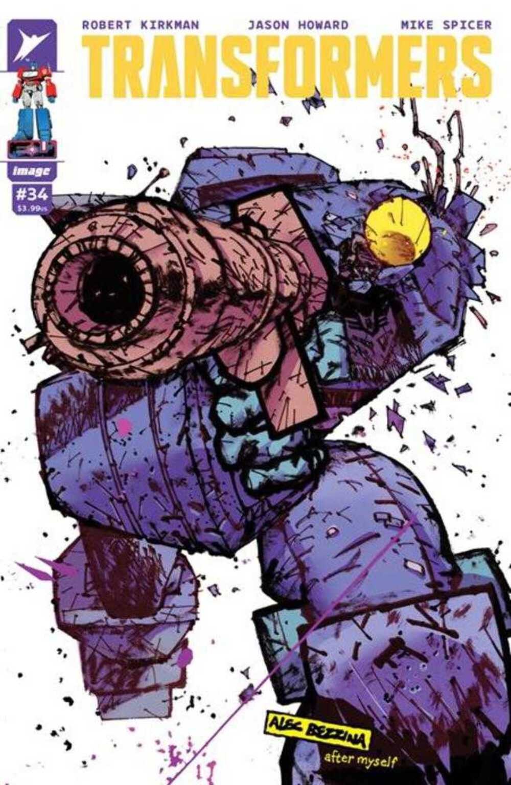 Transformers #34 Cover E 1:50 Alec Bezzina Variant