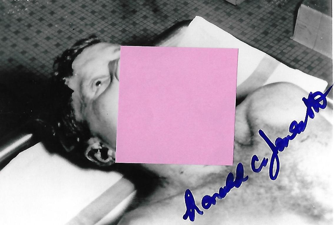 Dr. Ronald Jones auto/sign 4x6 photo JFK Assassination Doctor EX RARE COA LOOK
