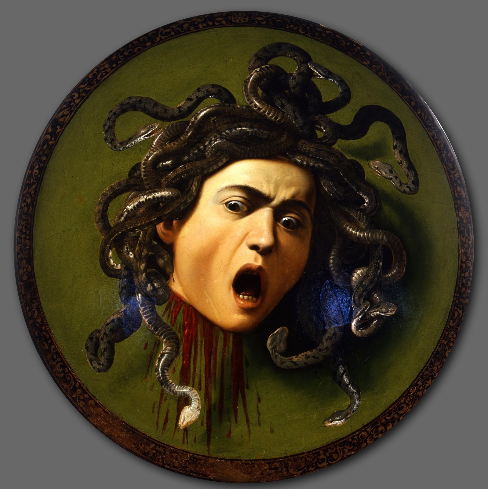 Medusa Vintage 1597 Caravaggio Classical Art Reprint Wall Art