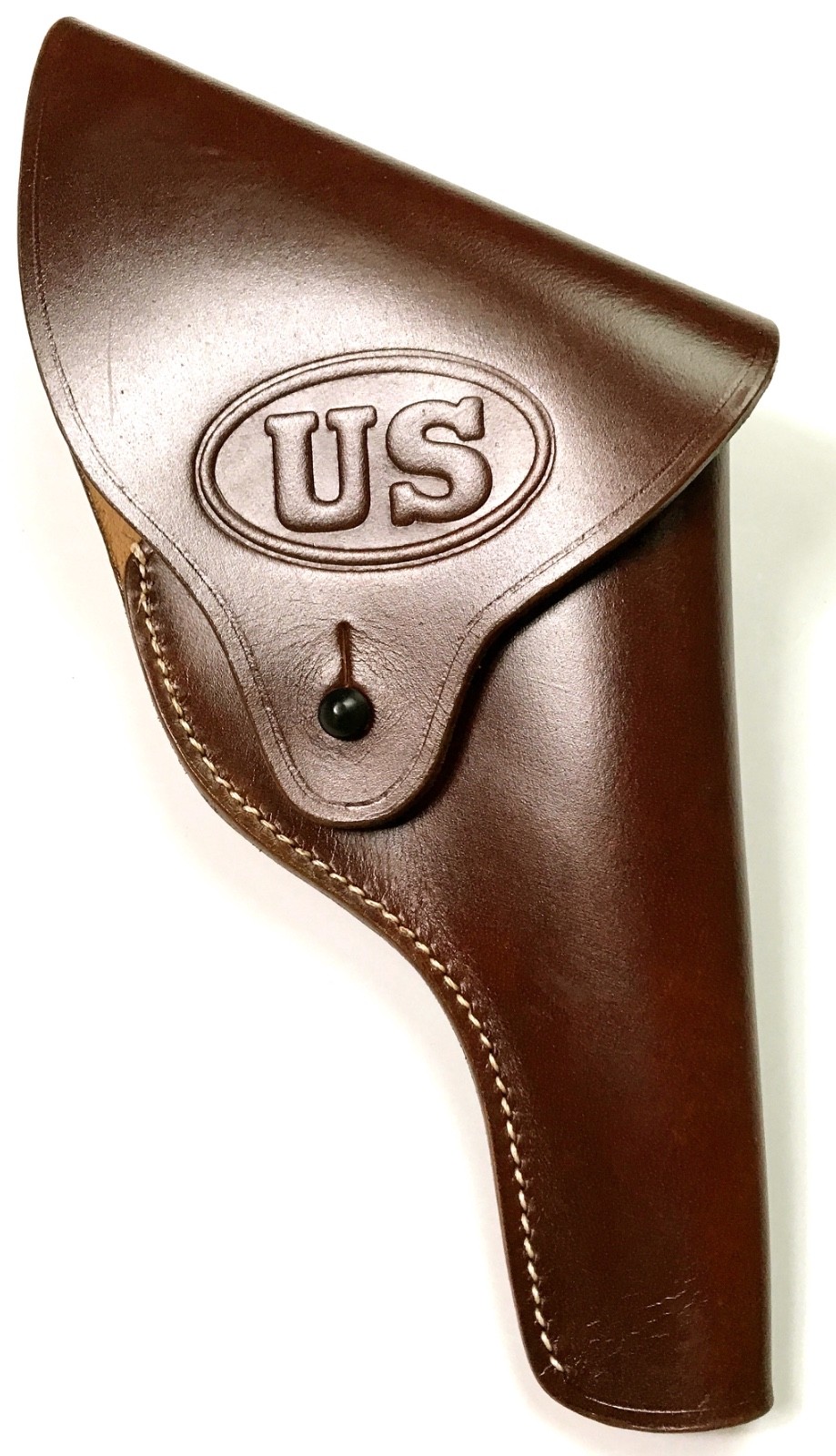 WWII US ARMY S&W VICTORY .38 PISTOL BELT HOLSTER-BROWN