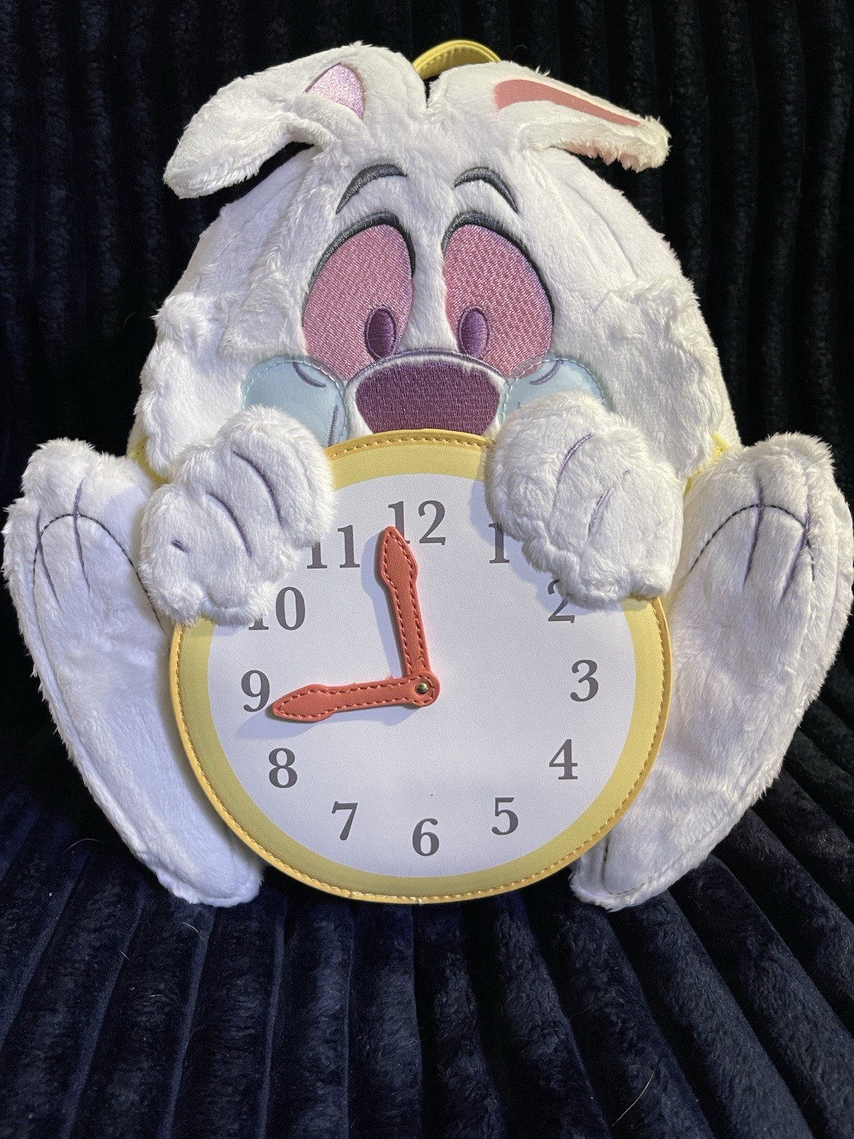 Loungefly Disney Alice in Wonderland White Rabbit Clock Mini Backpack