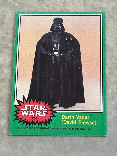 Darth Vader (David Prowse) - 1977 Topps Star Wars #254