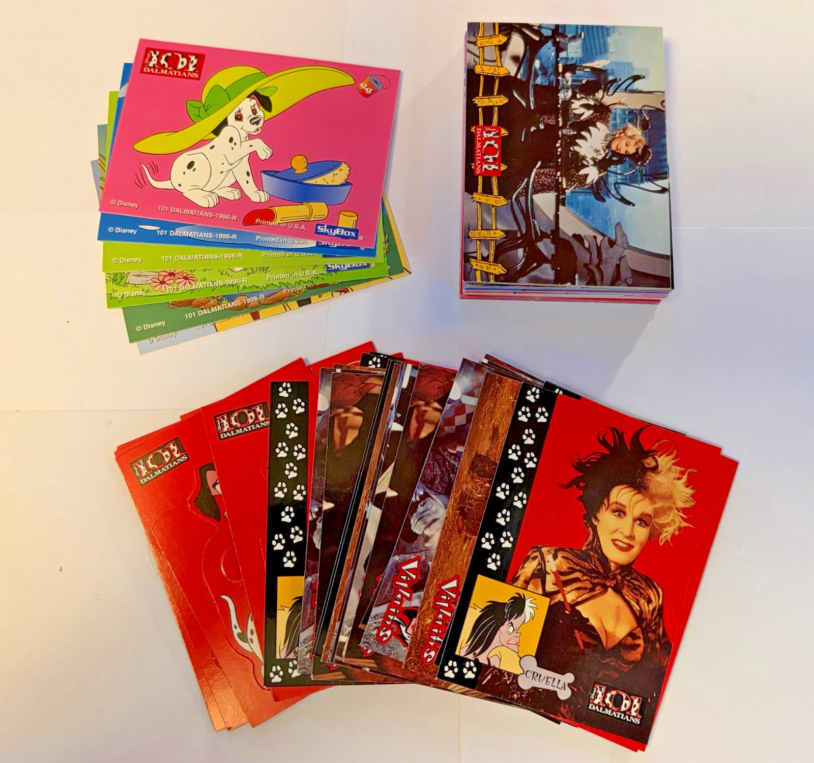 1990s Skybox Disney 101 Dalmatians Trading Cards Lot Of 59 Cards 1990s Skybox Disney 101 Dalmatians Trading Cards Lot Of 59 Cards
