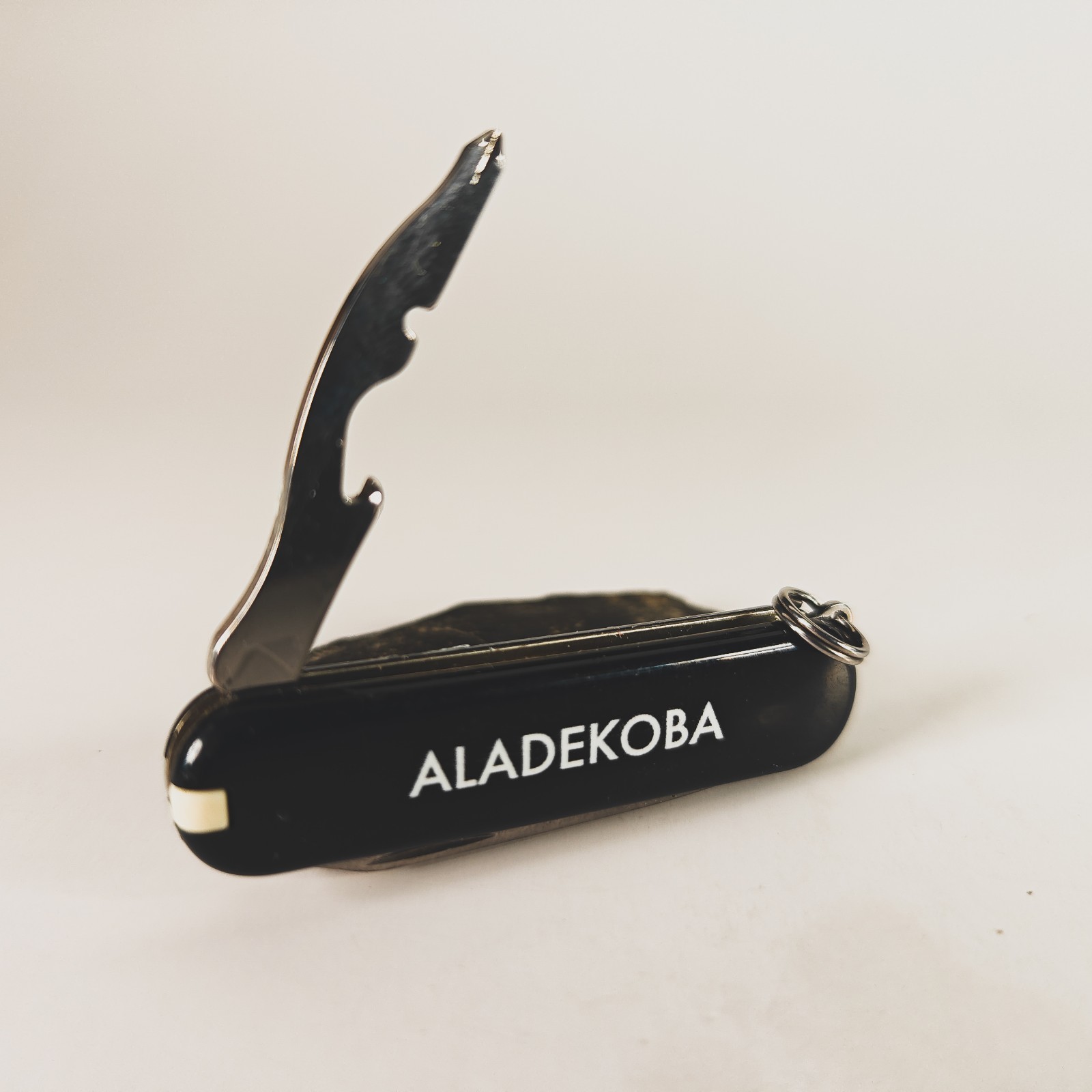 Victorinox Rally Swiss Army Knife 58mm Black ALADEKOBA Logo