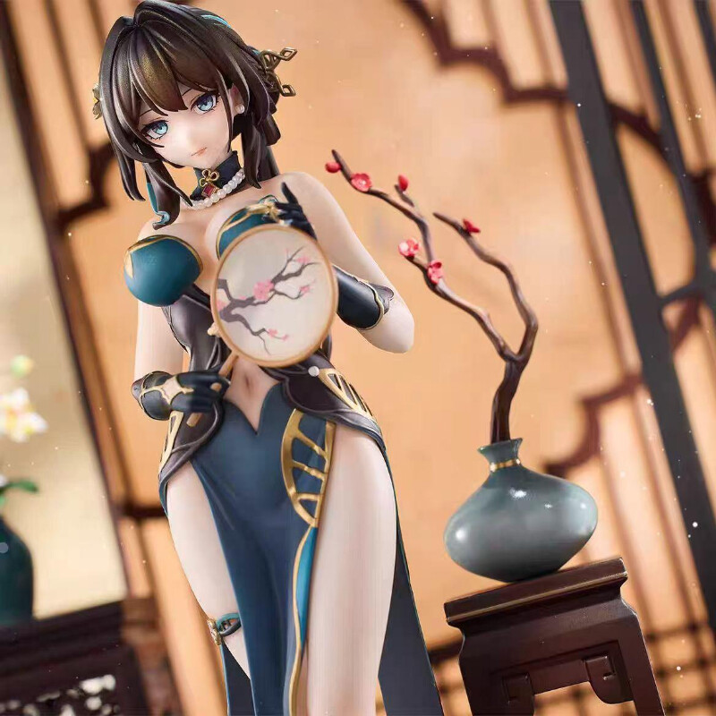 Anime Honkai: Star Rail Ruan Mei Cheongsam Figure Model 1/6 Statue Ornament Gift