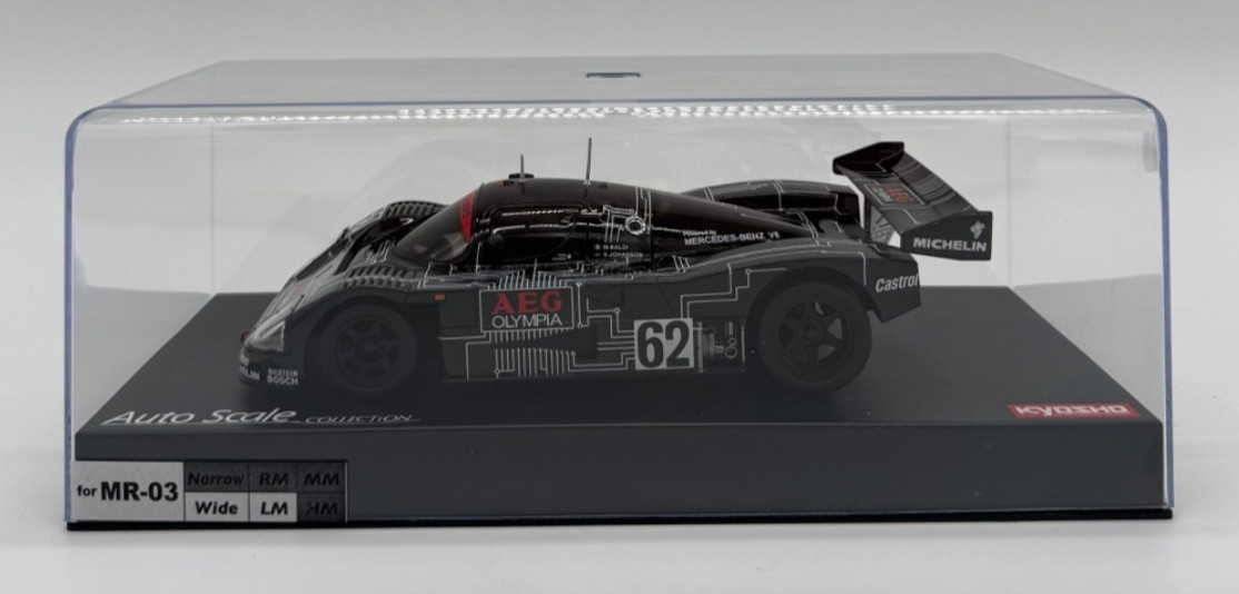 Kyosho Auto Scale MINI-Z Body Sauber Mercedes C9 NO62 LM 1988