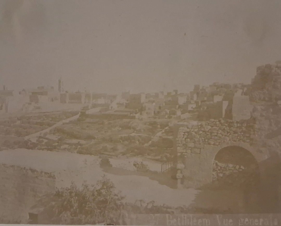 1880s-90s BETHLEHEM Palestine ISRAEL Albumen print PHOTO Victorian 3.5\