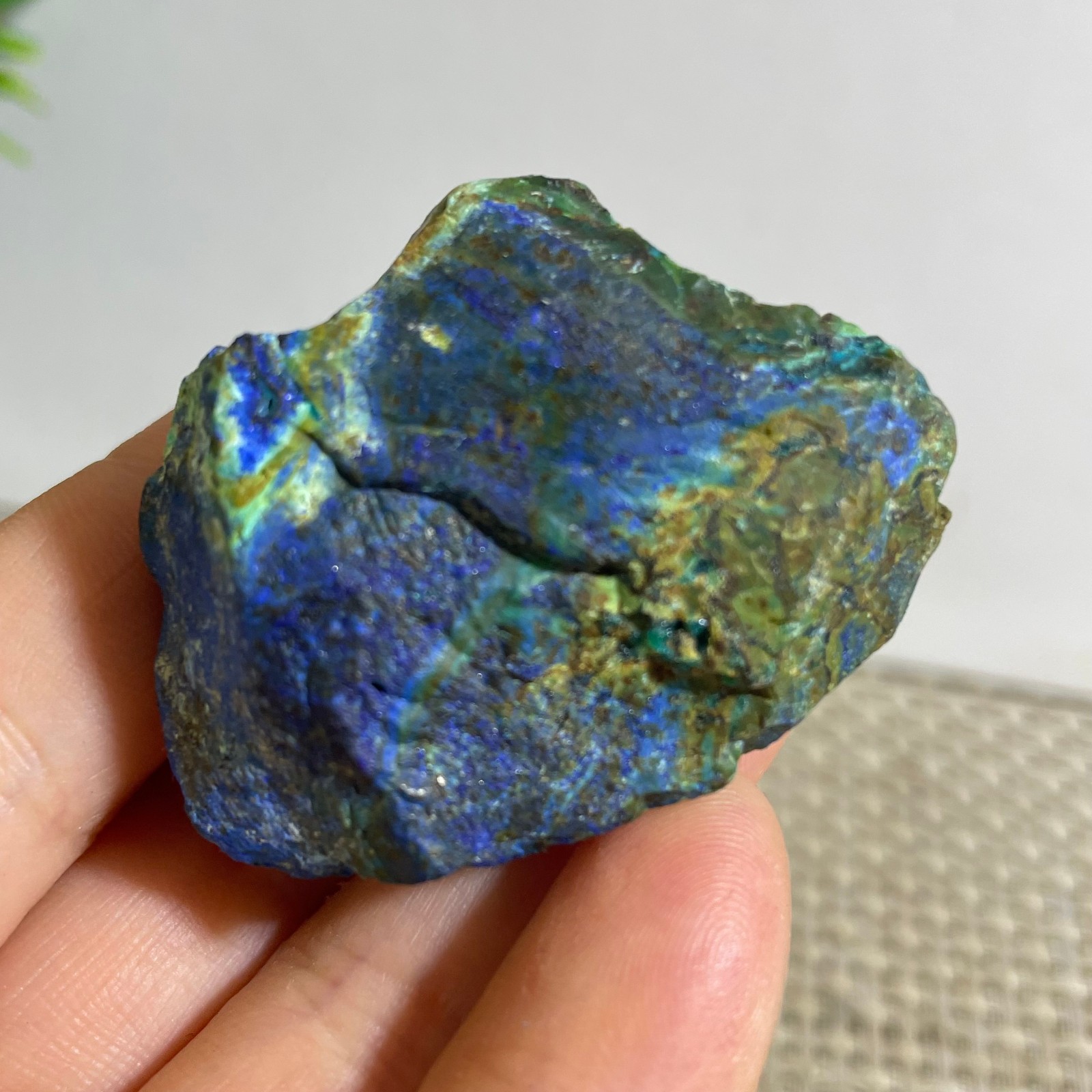 30g  beautiful crystal azurite malachite mineral specimen Reiki Healling