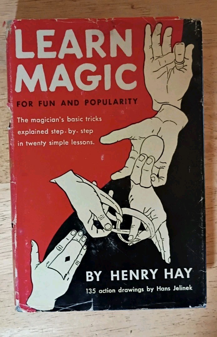 PRICE REDUCED - RARE 1947 First Edition - LEARN MAGIC by Henry Hay