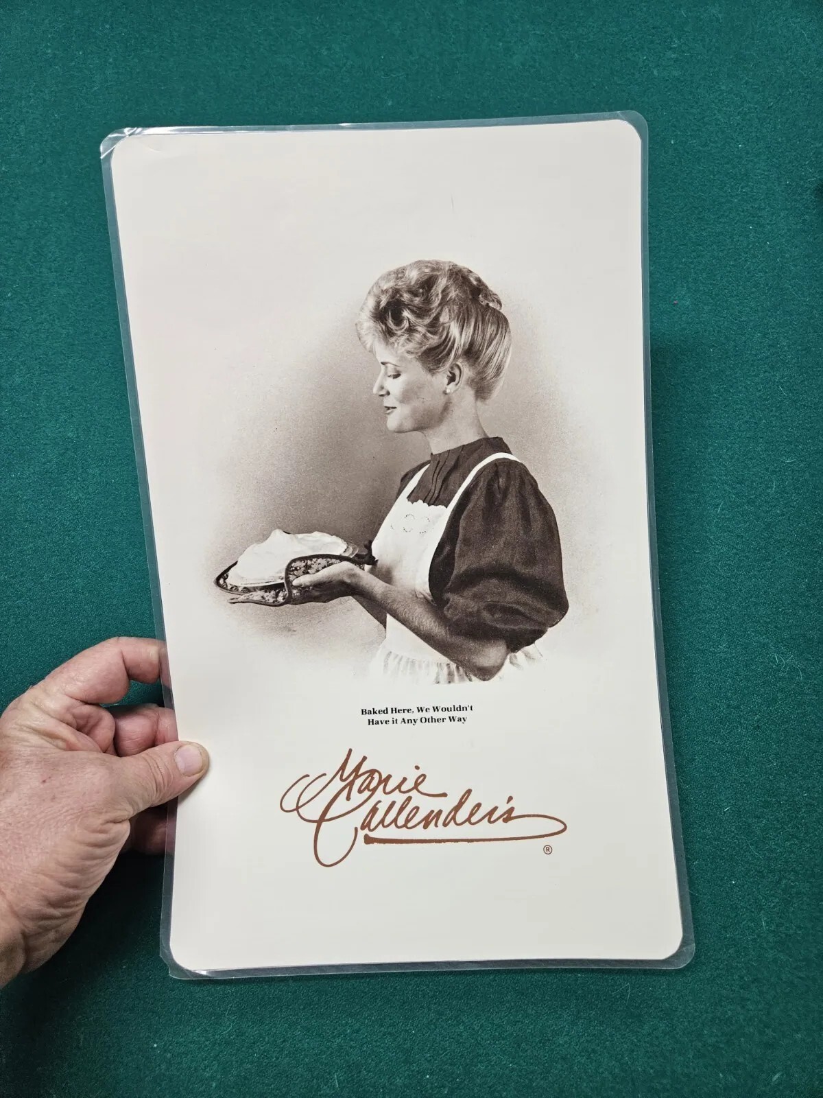 Marie Calendars Vintage Menu