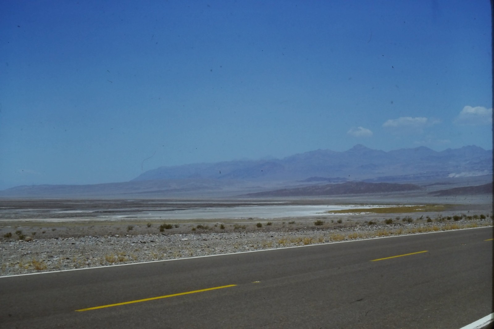 c1960\'s Kodachrome 35mm Slide, Death Valley Badwater Basin Desert Landscape USA