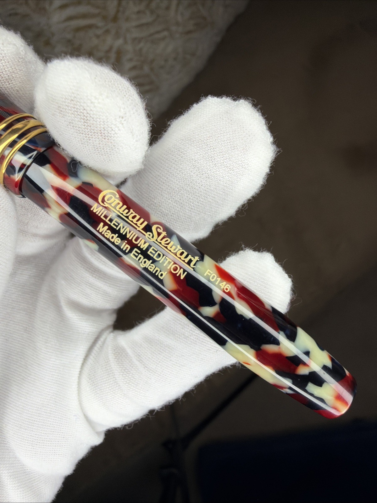 Conway Stewart “Millenium” Series 58  Casein Fountain Pen Uninked Spec Edition