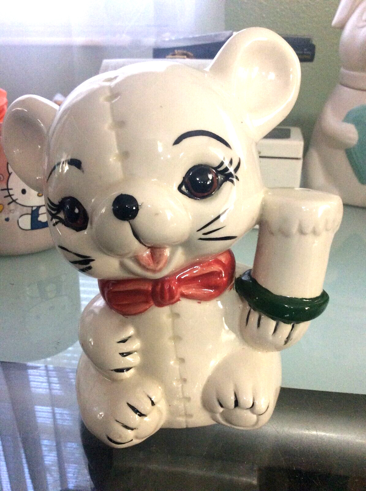 1950\'s Cutie Flower Holder Bud Vase Display 7\