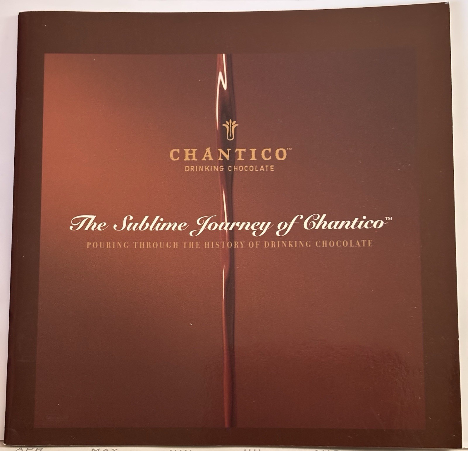 Starbucks Chantico History Of Drinking Chocolate Glossy Booklet Advertising 2004