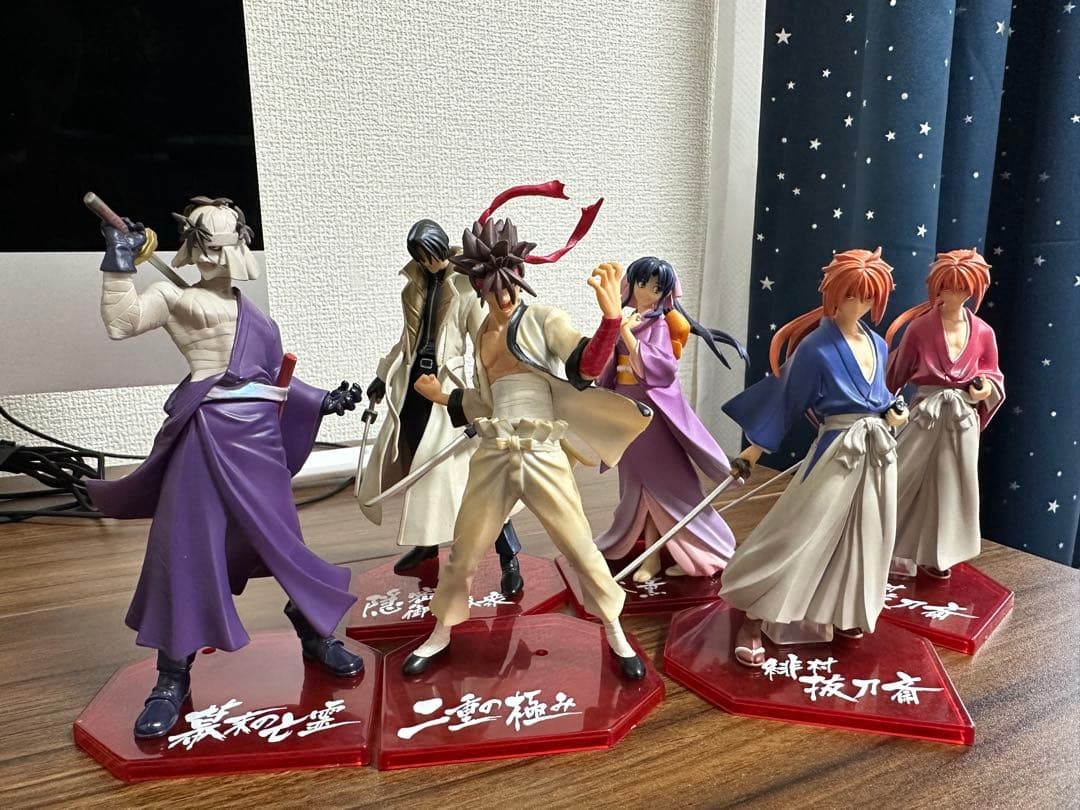 Rurouni Kenshin Colour Enmai Figure Set Collectible Anime Japan kaoru sanosuke