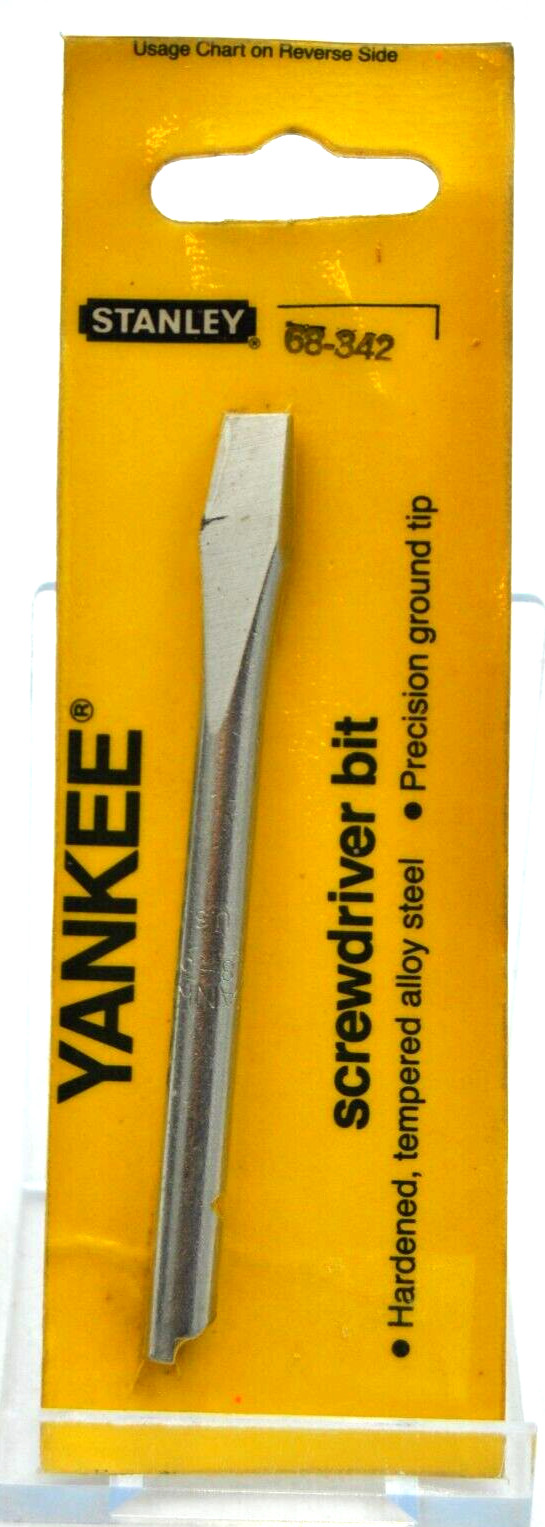 VINTAGE Stanley Yankee SCREWDRIVER BIT 68-342 for 68-030, 68-130B NOS
