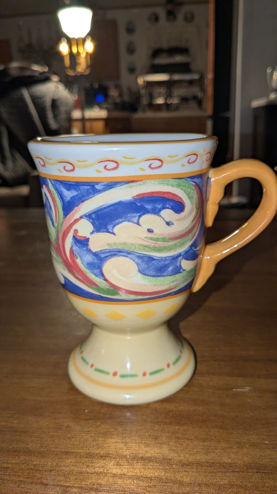 Pfalzgraff Villa Della Luna Pedestal Mug 5-1/8\