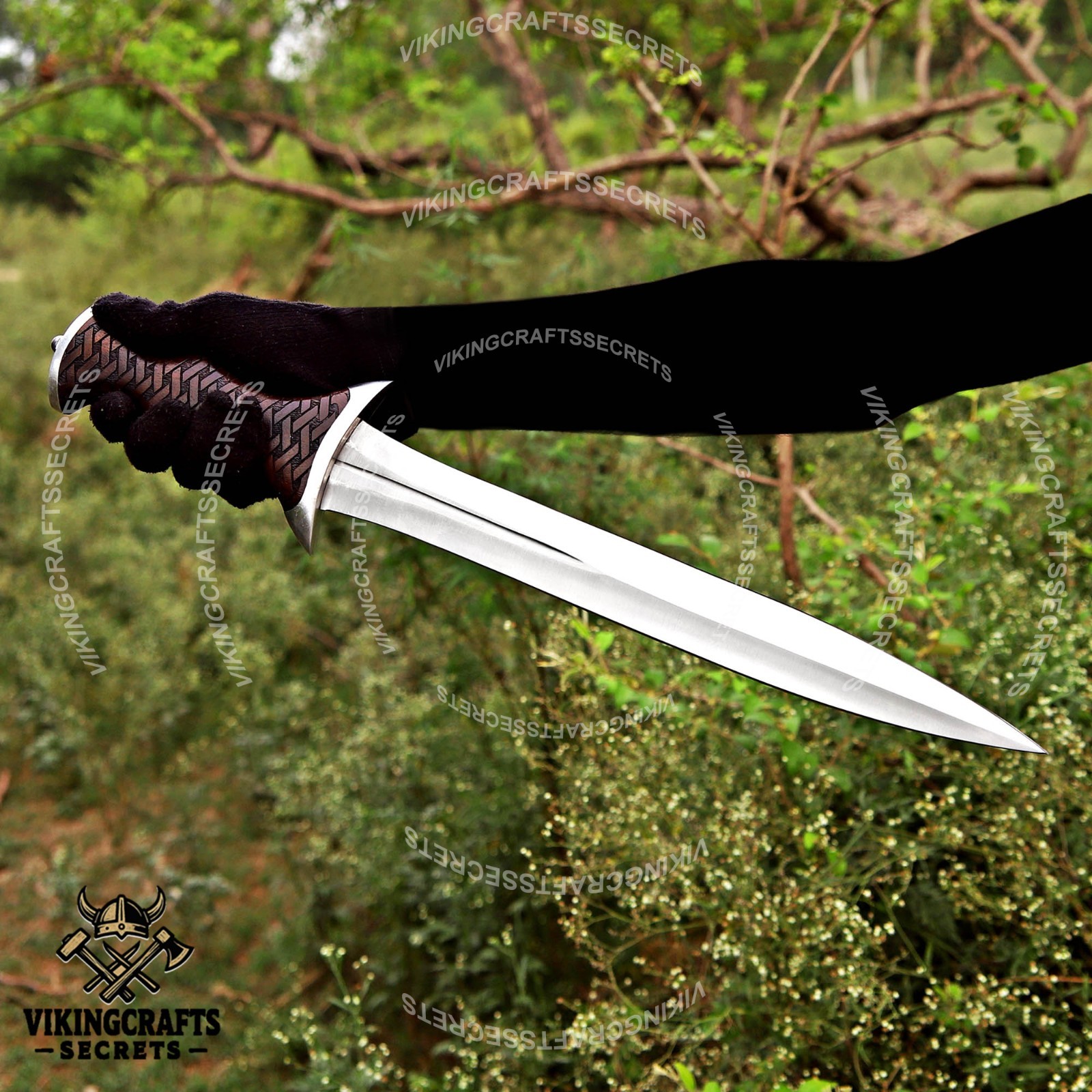 Handmade  Spring Steel Fantasy Sword with Premium Scabbard | Royal Collector