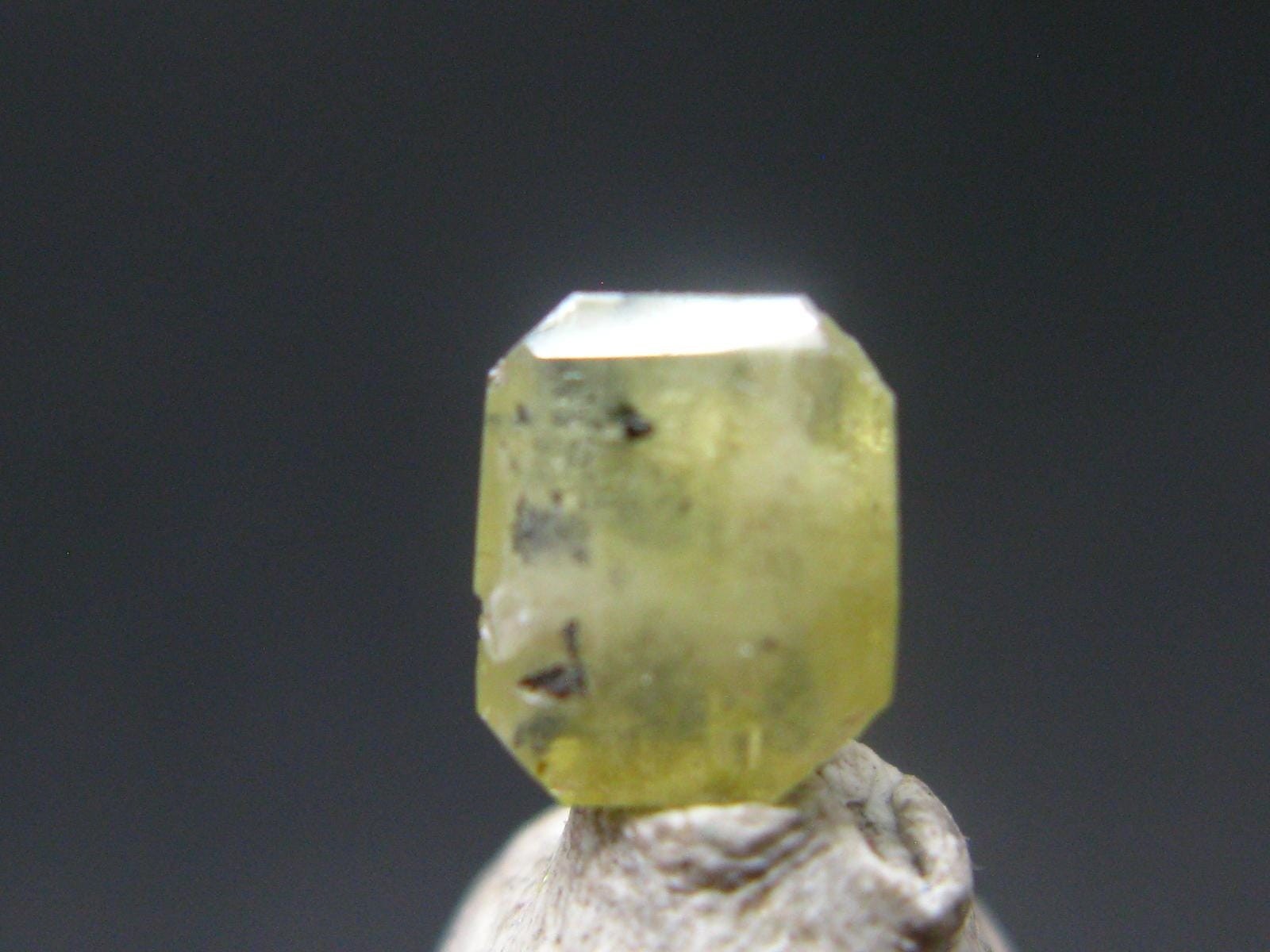 Rare Gem Leucophanite Cut Stone from Canada - 0.76 Carats