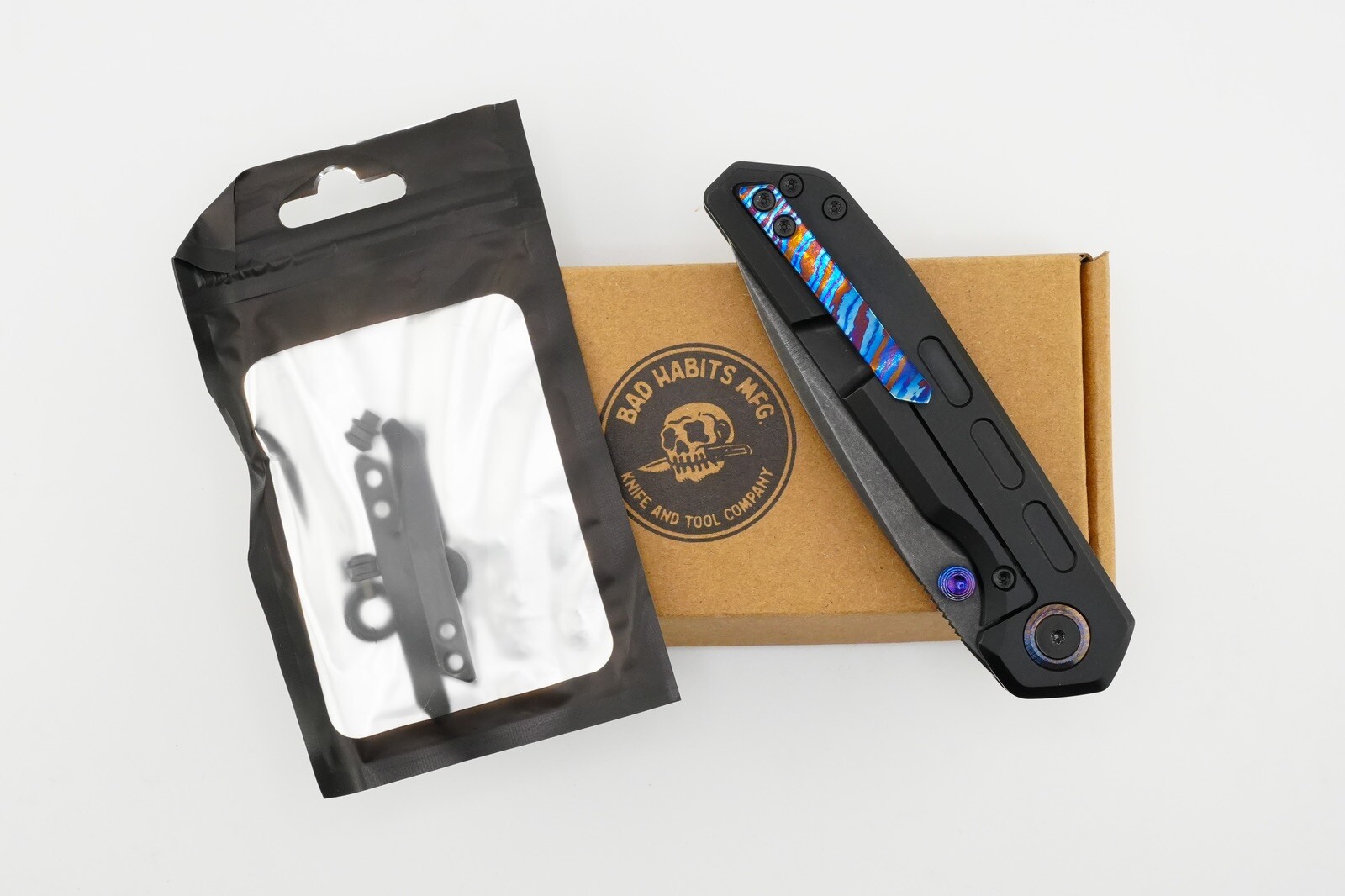 Bad Habits Mfg Mofo Black Drop Point W/ Accent Kit