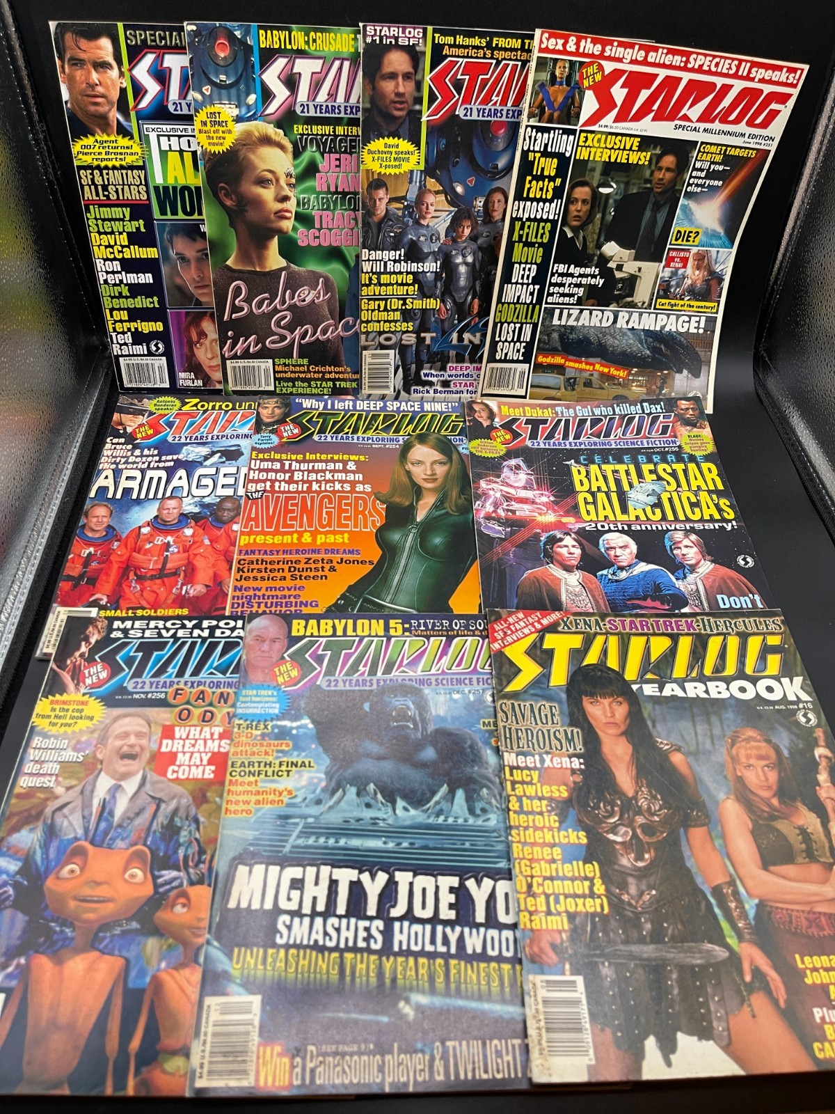 STARLOG Magazine Lot of 10 Issues 1998 #247, 249-251, 253-257, Yearbook Vol. 16 STARLOG Magazine Lot of 10 Issues 1998 #247, 249-251, 253-257, Yearbook Vol. 16