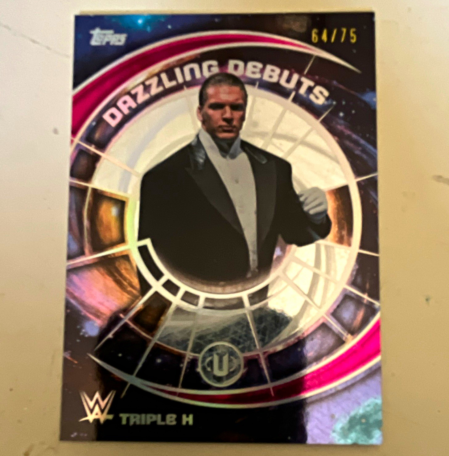 2026 Topps WWE Triple H Dazzling Debuts dd-15 Serial #64/75
