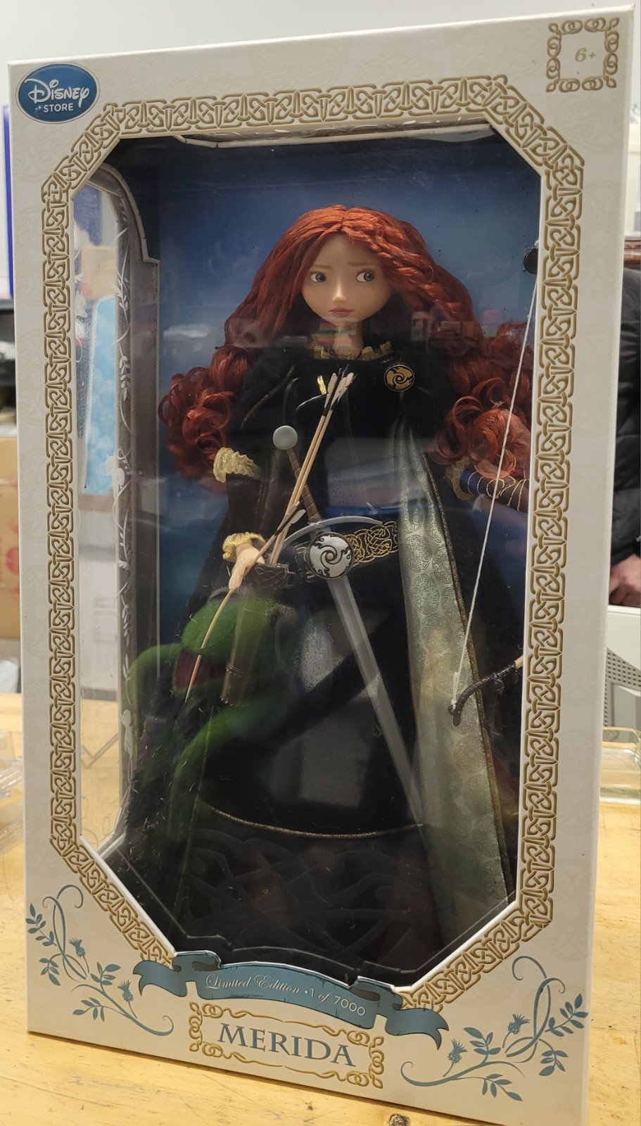 Limited Edition Disney Store Pixar Brave Merida Doll 1 of 7000 MINT