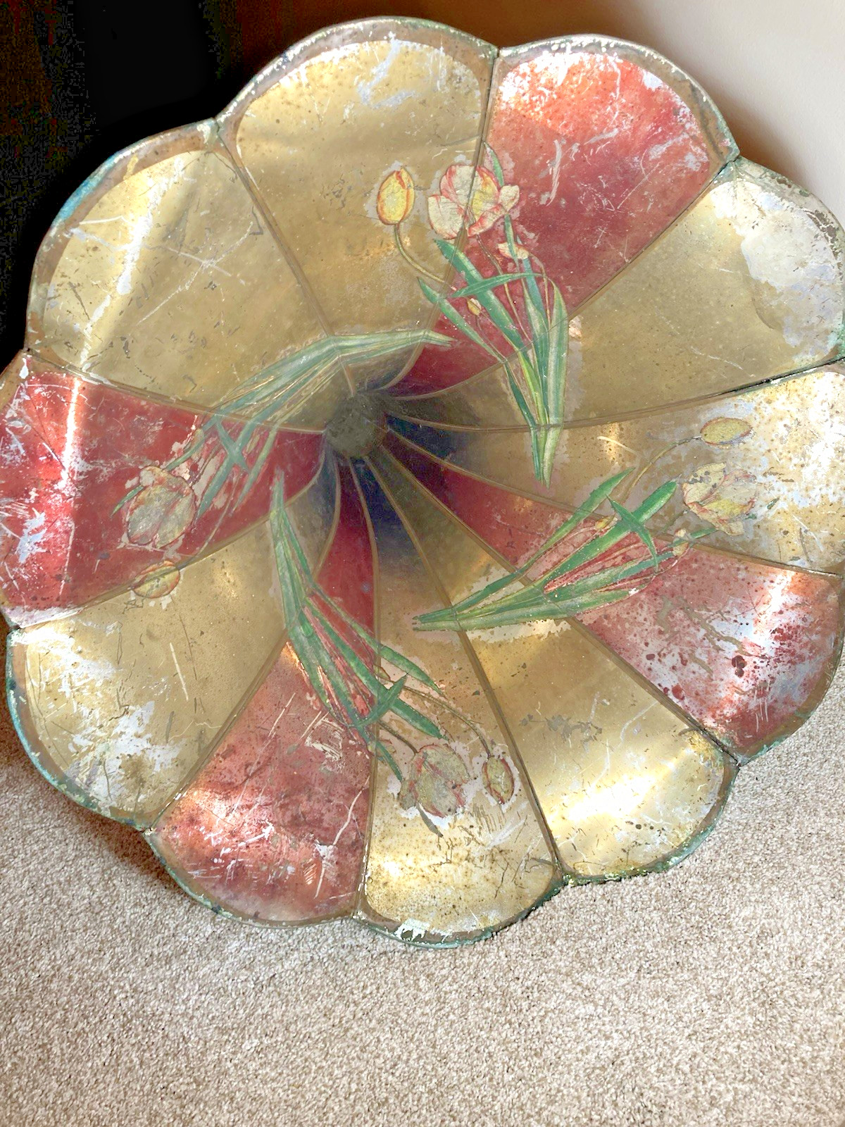 Antique Morning Glory Phonograph Horn 24