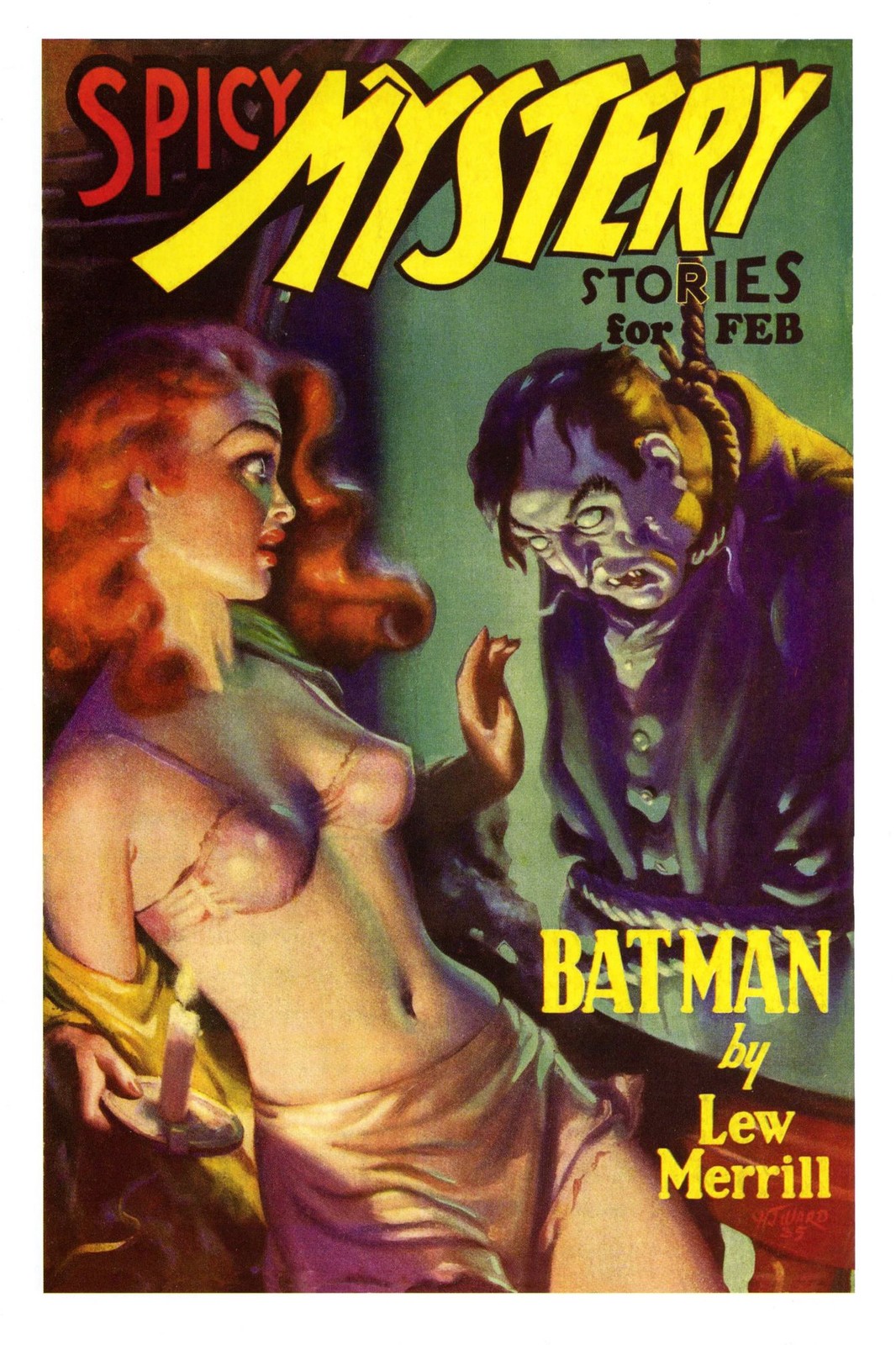 🔍 Spicy Mystery Stories Poster - Vintage Pulp Art - 24x36” - Hi-Res💎 Print -