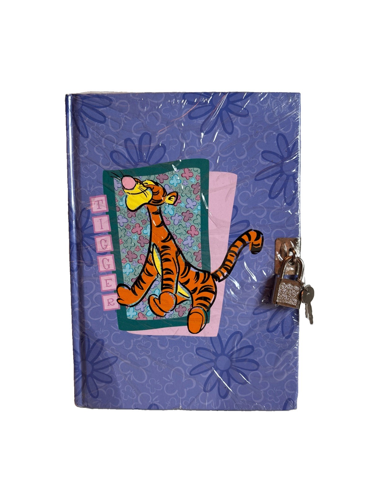 Vintage 1999 Disney Tigger Winnie The Pooh Diary Journal Lock Brand New 90s
