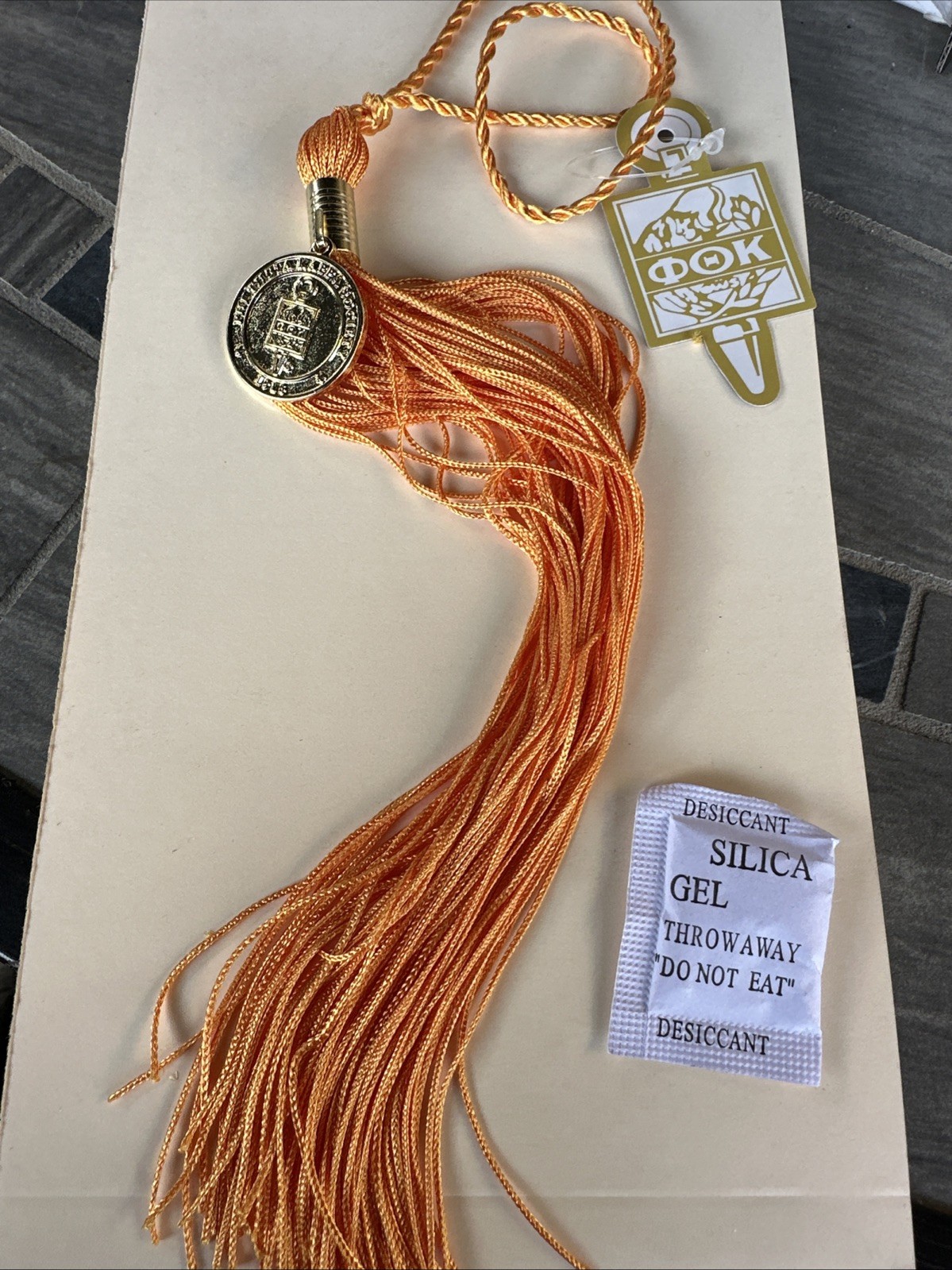 Phi Theta Kappa Honor Society ΦΘK Key Member Tassel Gold Tone Phi Theta Kappa Honor Society ΦΘK Key Member Tassel Gold Tone