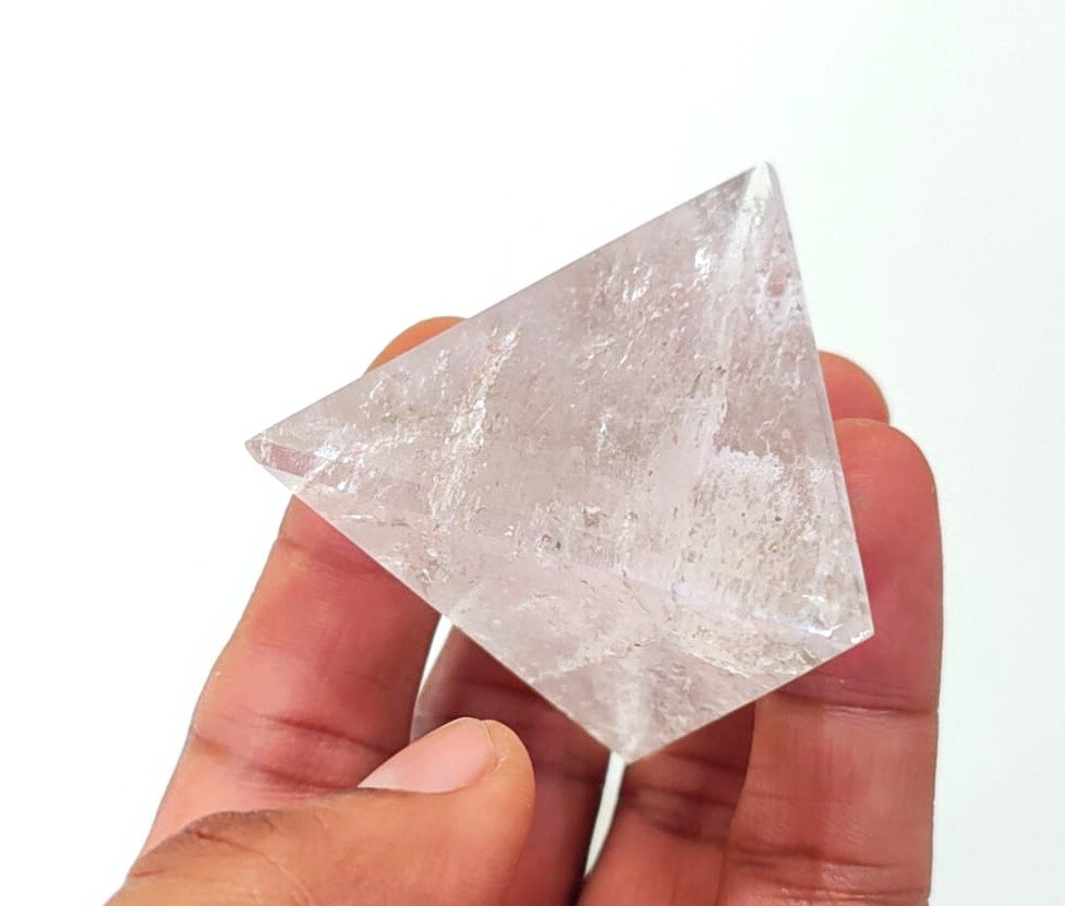 Big 50mm tetrahedron chakra healing reiki crystal quartz stone sacred geometry Big 50mm tetrahedron chakra healing reiki crystal quartz stone sacred geometry