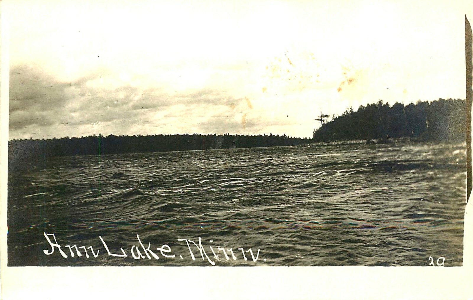 ANN LAKE, MINNESOTA, RPPC c 1915, VINTAGE POSTCARD ANN LAKE, MINNESOTA, RPPC c 1915, VINTAGE POSTCARD