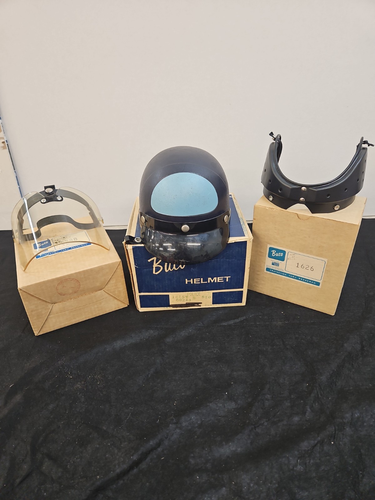 Buco Police Helmet Visor Faceshield Vtg