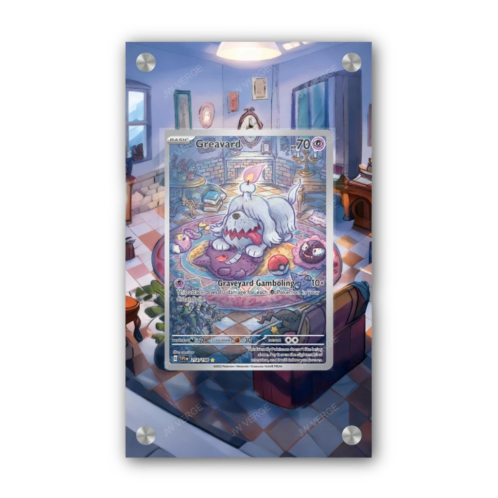 Greavard 214/198 - Exclusive Pokémon Extended Artwork Display Case