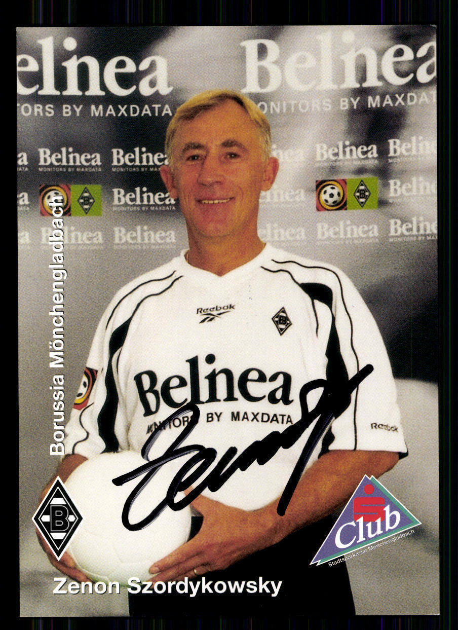 Zenon Szordykowsky Bor.M\'Gladbach 1999/00 Excellent Postcard + A 68806