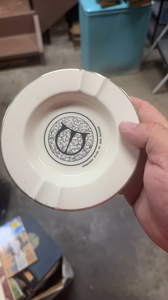 Vintage Embassy Club Ashtray Vintage Embassy Club Ashtray