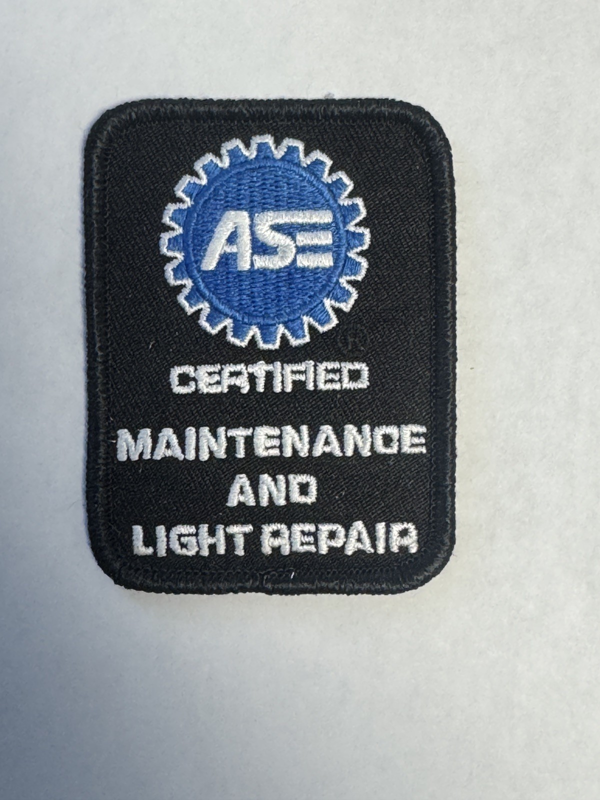 Genuine New ASE Certified Maintenance & Light Repair Technician Patch Original