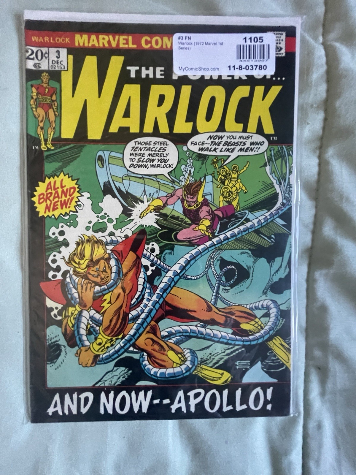 Warlock Lot #’s 3,9 And 11 Marvel Comic Books In Excellent Condition