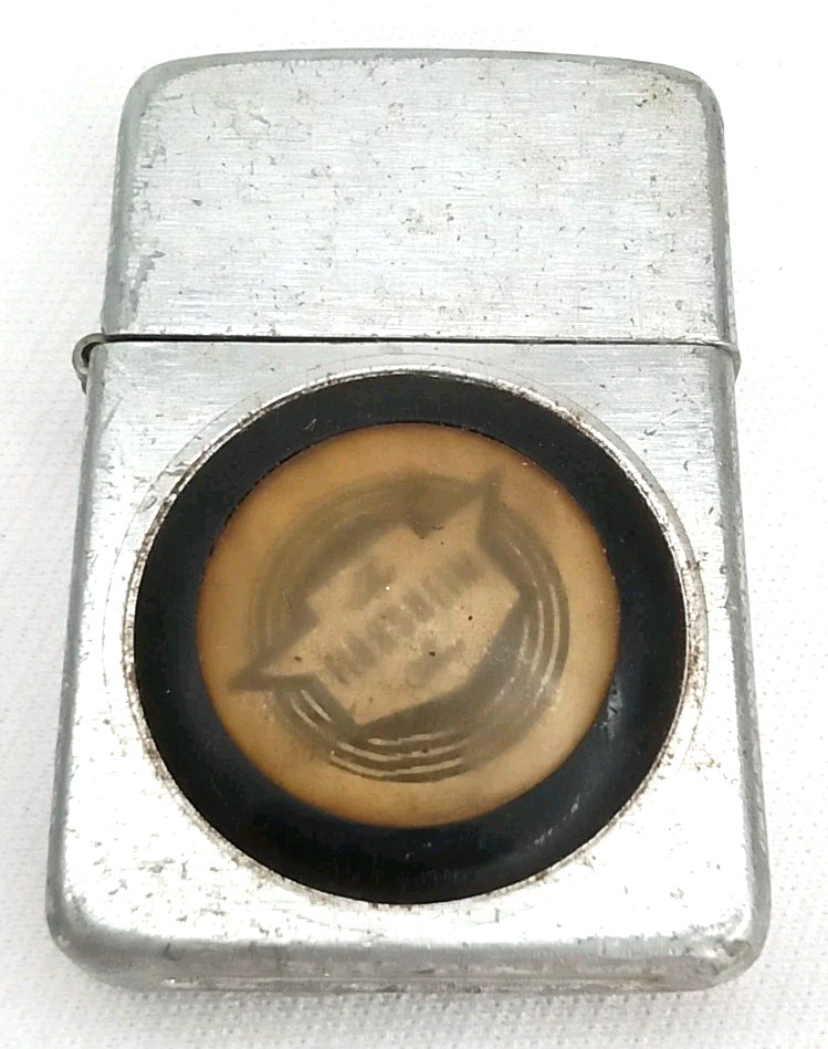 Antique 1940s Zippo Advertisement Lighter The Florsheim Shoe Co Made In USA Antique 1940s Zippo Advertisement Lighter The Florsheim Shoe Co Made In USA