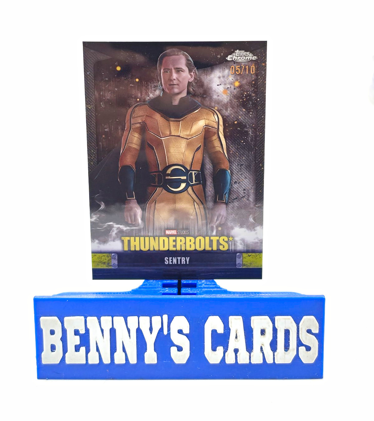 2025 Topps Chrome Marvel Studios Thunderbolts Black Refractor 5/10 Sentry 2025 Topps Chrome Marvel Studios Thunderbolts Black Refractor 5/10 Sentry