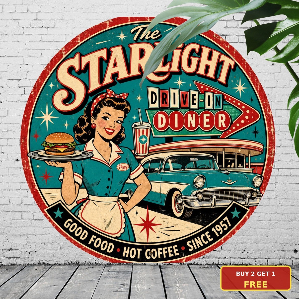 retro_drive_in_diner_sign_1950s_waitress_car_badge_typography_flat_vintage_vecto