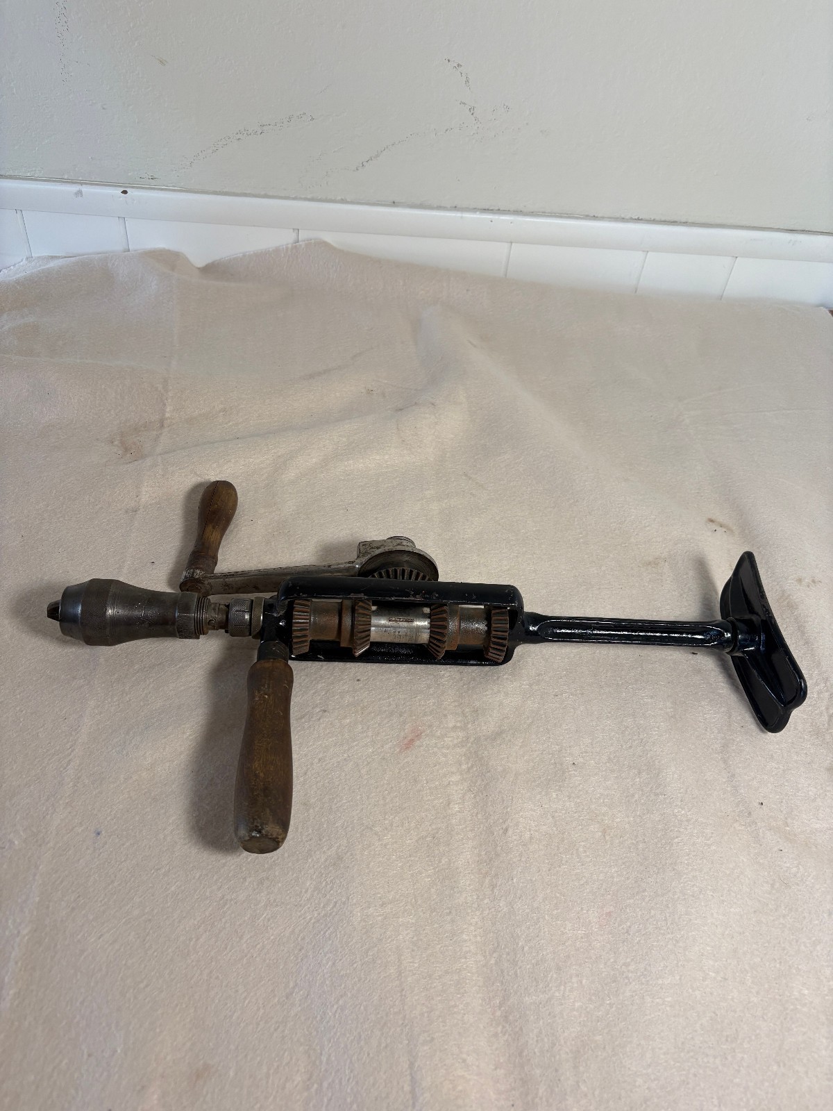 Vintage Yankee North Bros No. 555 Double Pinion Breast drill Vintage Yankee North Bros No. 555 Double Pinion Breast drill