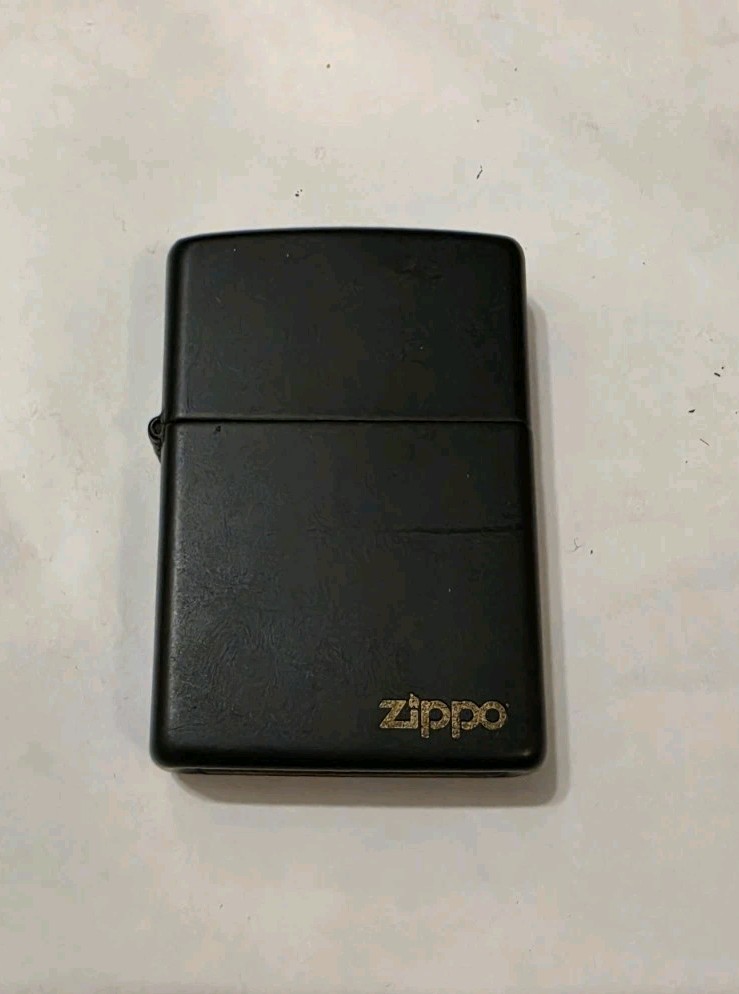 2018 zippo lighter Black With Zippo Stamp 