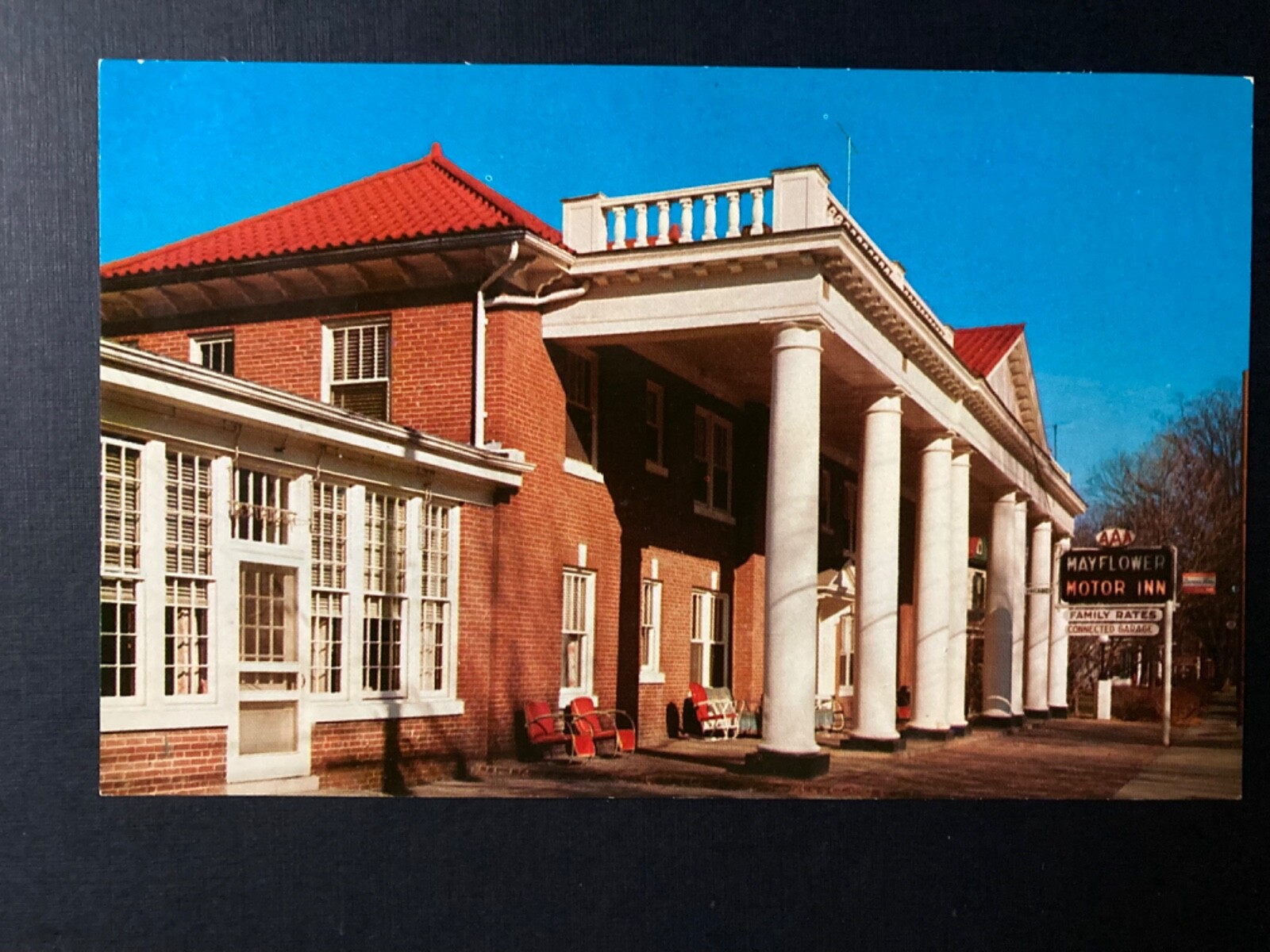 Lexington VA Mayflower Motor Inn Postcard - Virginia