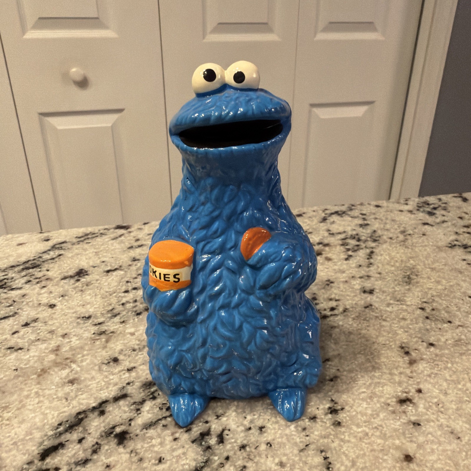 Vintage 1976 Gorham Cookie Monster Sesame Street Ceramic Figurine Japan