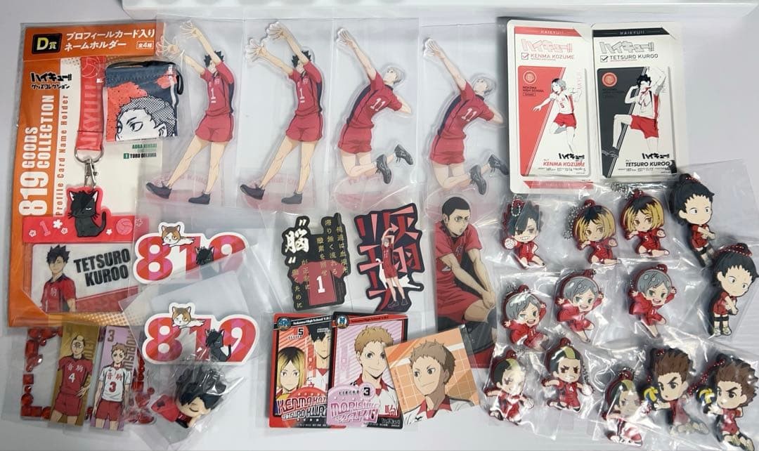 Haikyuu Nekoma Bundle Set Figures & Keychains