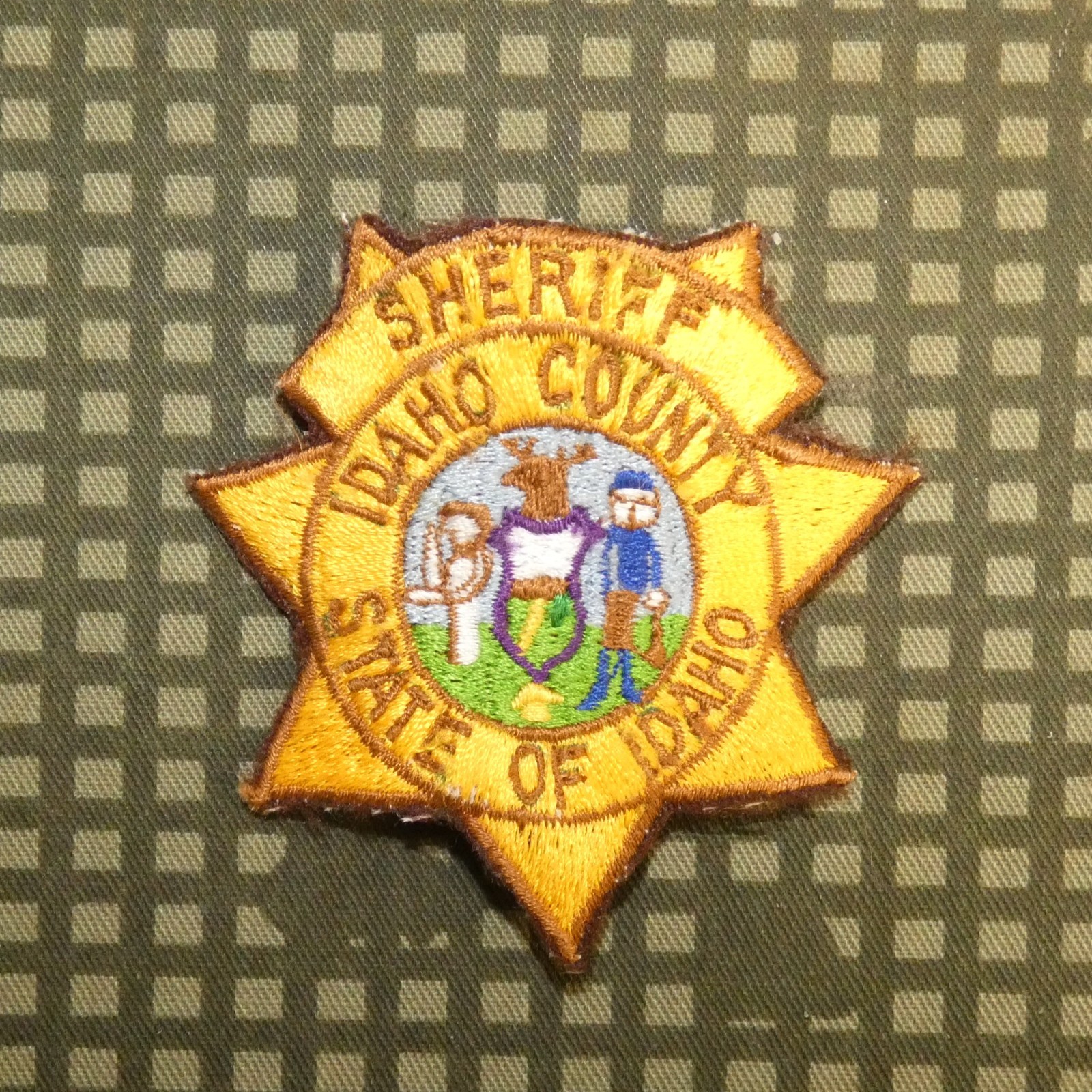 Vintage 1980s Kootenai County Sheriff\'s Department Chest Patch
