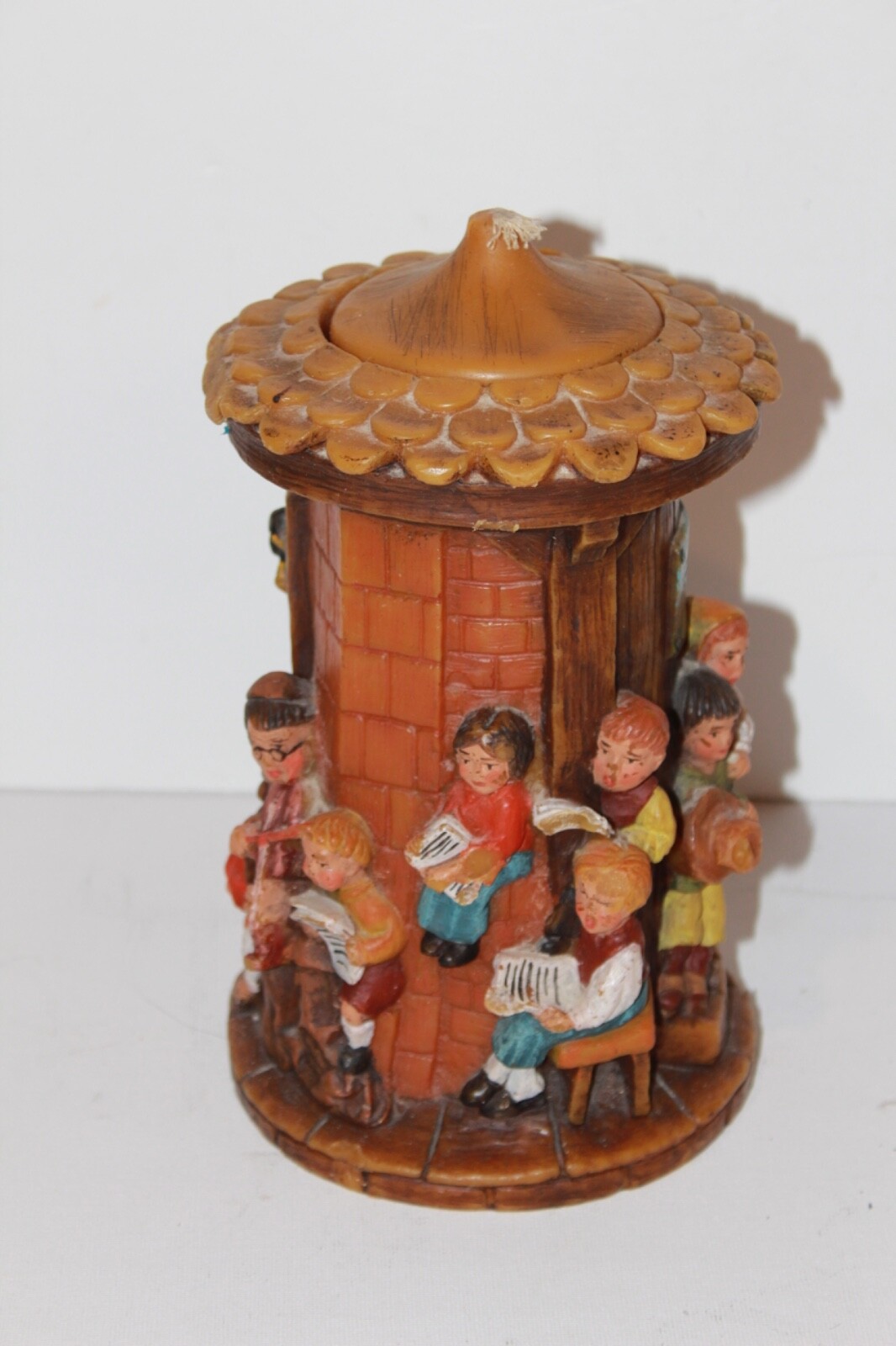VTG Eternal Candle Gunter Kerzen Walldurn Germany 1924 Monk Choir Teacher Scene