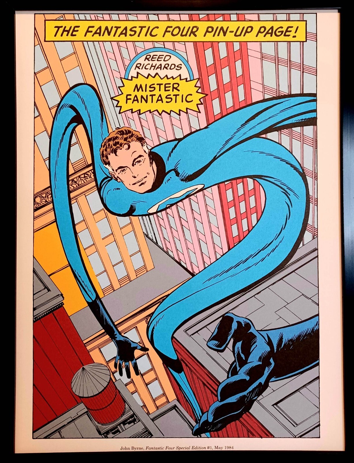 Mr Fantastic Four by John Byrne 9x12 FRAMED Marvel Comics Vintage Art Print Mr Fantastic Four by John Byrne 9x12 FRAMED Marvel Comics Vintage Art Print
